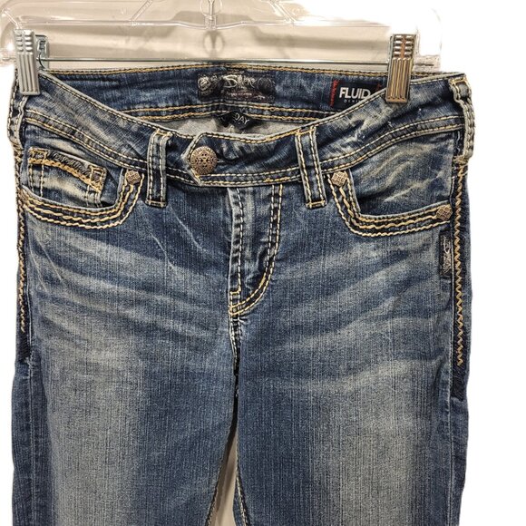 Silver Jean Co. Tuesday Jeans Size 29 Straight Leg - Picture 4 of 12